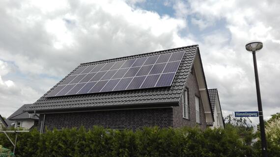Photovoltaikanlage mit Aura Speicher in Gütersloh
